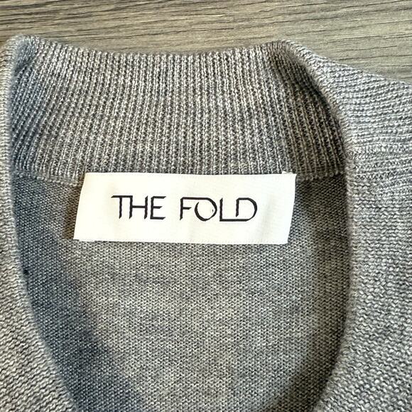 The Fold Allerton Dress Size L 100% Merino Wool Sophisticated Designer Essential - Picture 7 of 16